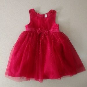 Holiday Red Sparkle Dress